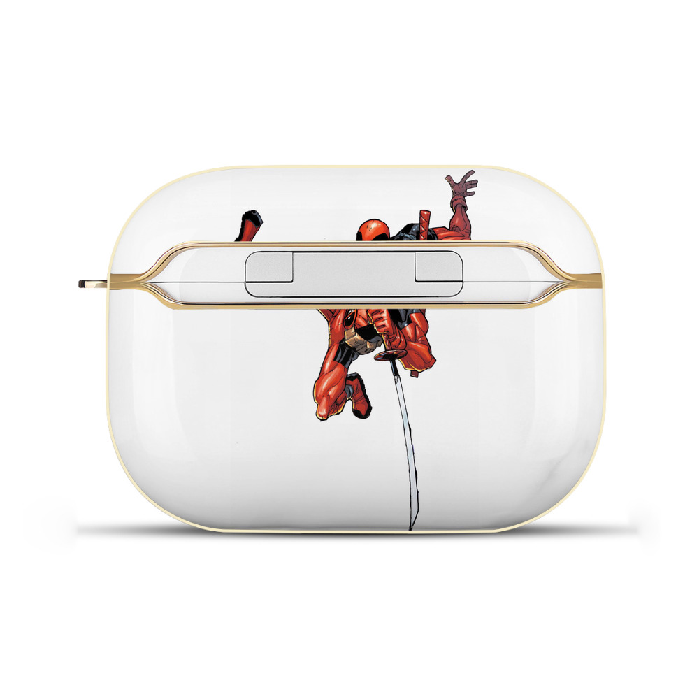 （画像用） Deadpool デッドプール 【AirPods Pro用】ハードシェル保護ケース｜耐衝撃・防指紋・カラビナ付き商品仕様