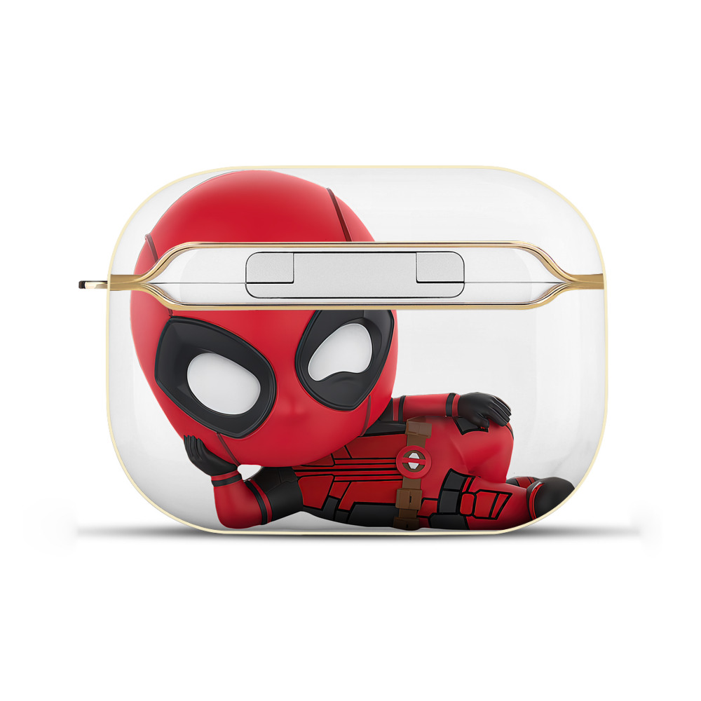 （画像用） Deadpool デッドプール 【AirPods Pro用】ハードシェル保護ケース｜耐衝撃・防指紋・カラビナ付き商品仕様