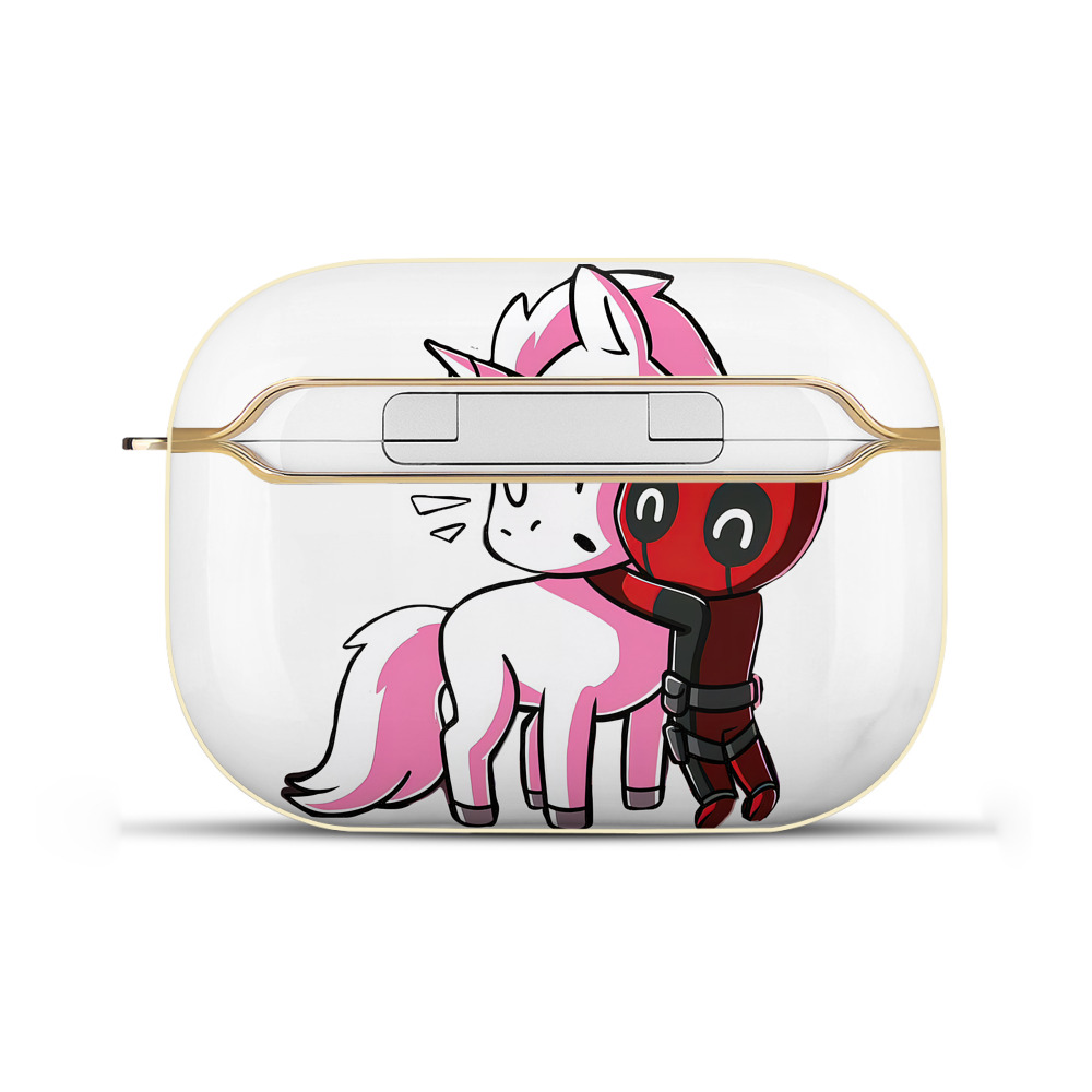 （画像用） Deadpool デッドプール 【AirPods Pro用】ハードシェル保護ケース｜耐衝撃・防指紋・カラビナ付き商品仕様
