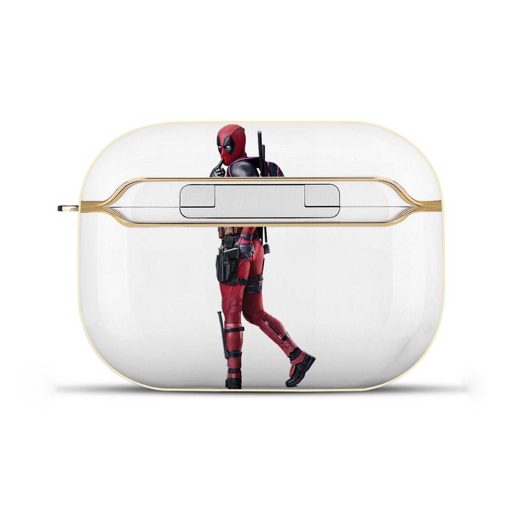 （画像用） Deadpool デッドプール 【AirPods Pro用】ハードシェル保護ケース｜耐衝撃・防指紋・カラビナ付き商品仕様