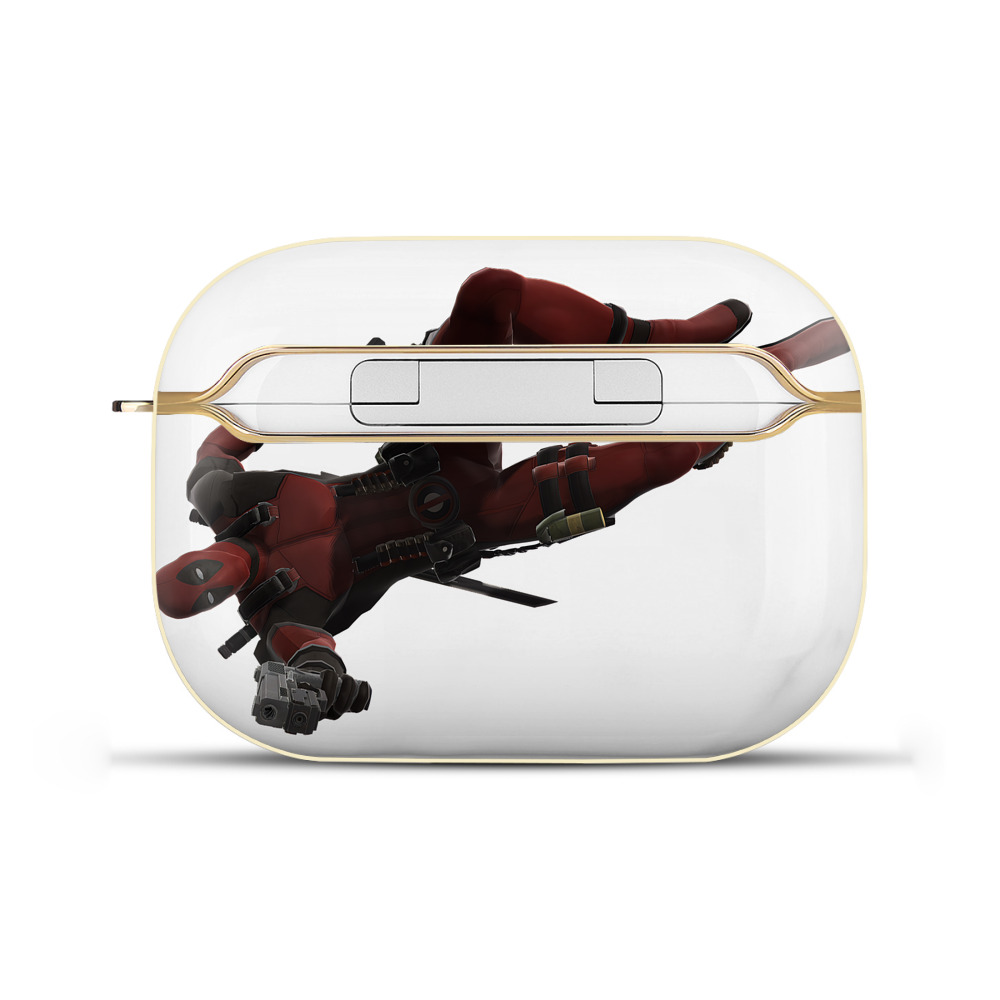 （画像用） Deadpool デッドプール 【AirPods Pro用】ハードシェル保護ケース｜耐衝撃・防指紋・カラビナ付き商品仕様