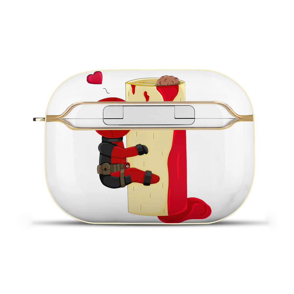 （画像用） Deadpool デッドプール 【AirPods Pro用】ハードシェル保護ケース｜耐衝撃・防指紋・カラビナ付き商品仕様