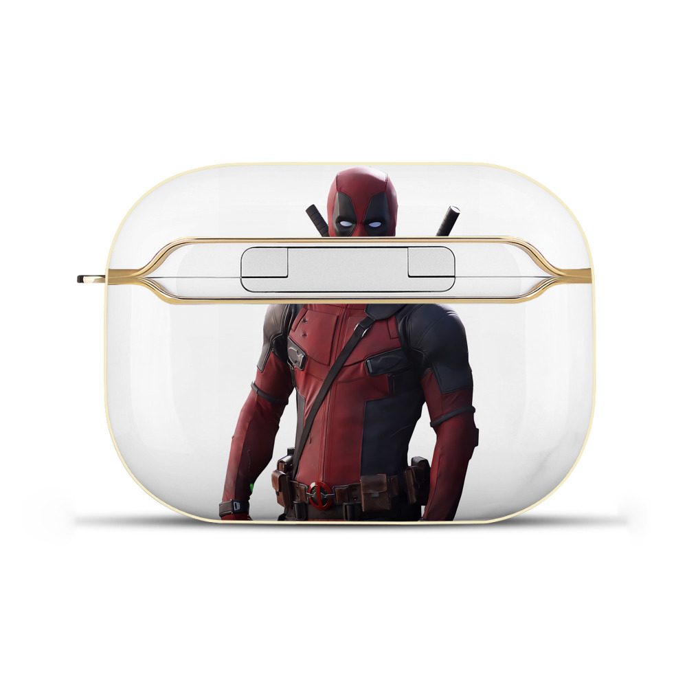 （画像用） Deadpool デッドプール 【AirPods Pro用】ハードシェル保護ケース｜耐衝撃・防指紋・カラビナ付き商品仕様