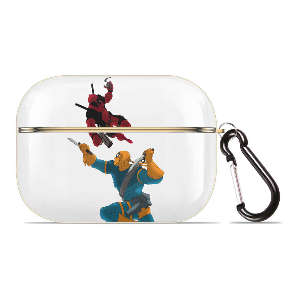 （画像用） Deadpool デッドプール 【AirPods Pro用】ハードシェル保護ケース｜耐衝撃・防指紋・カラビナ付き商品仕様