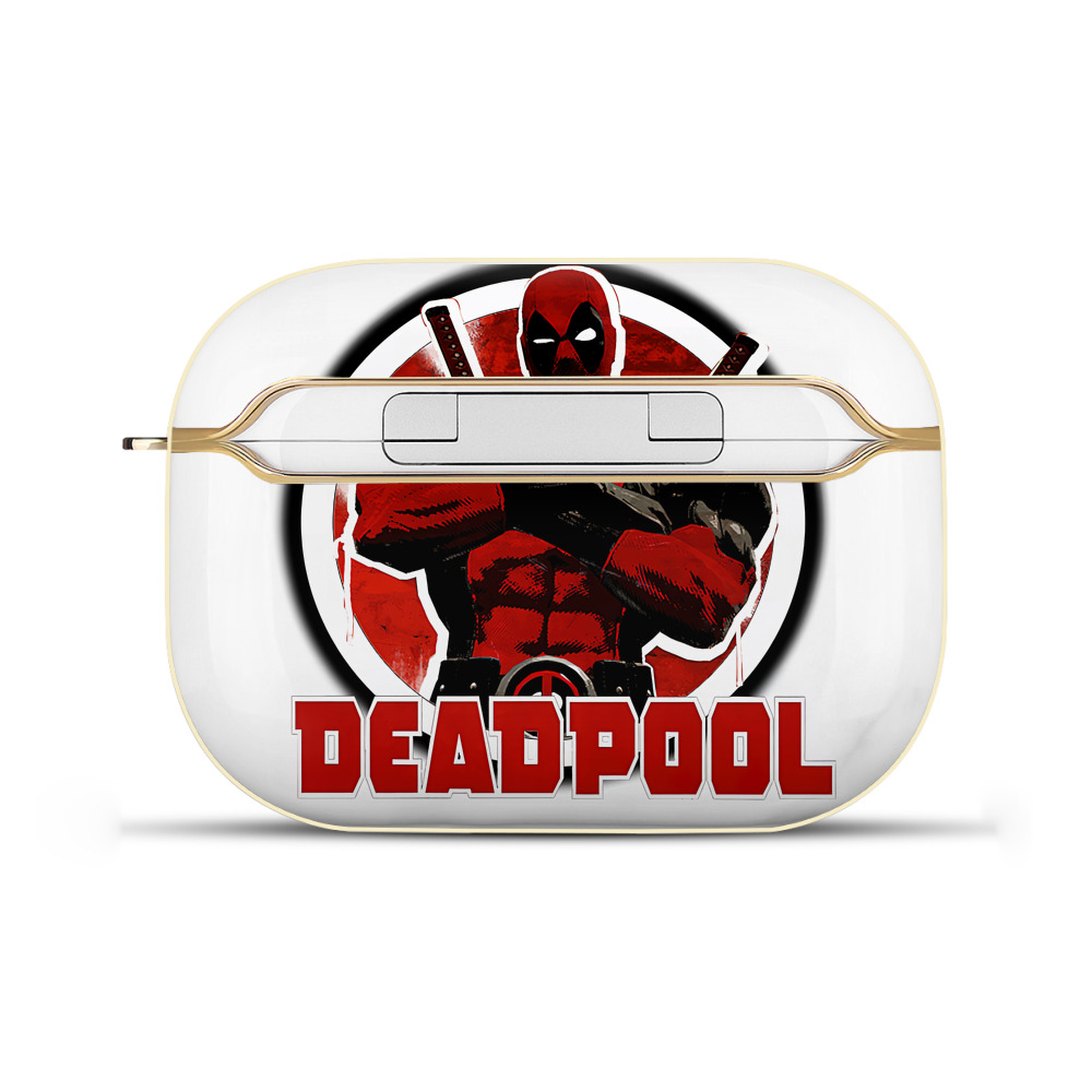 （画像用） Deadpool デッドプール 【AirPods Pro用】ハードシェル保護ケース｜耐衝撃・防指紋・カラビナ付き商品仕様