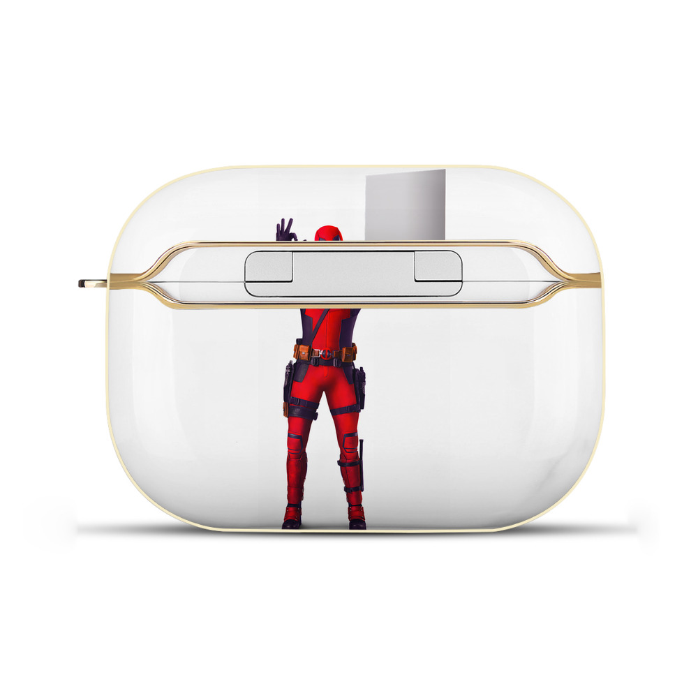 （画像用） Deadpool デッドプール 【AirPods Pro用】ハードシェル保護ケース｜耐衝撃・防指紋・カラビナ付き商品仕様