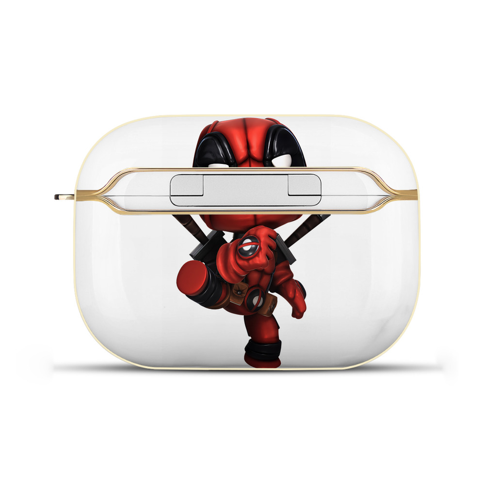 （画像用） Deadpool デッドプール 【AirPods Pro用】ハードシェル保護ケース｜耐衝撃・防指紋・カラビナ付き商品仕様