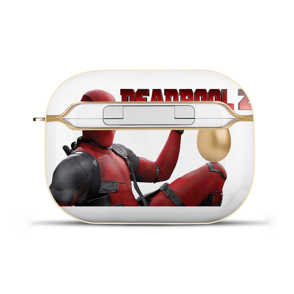 （画像用） Deadpool デッドプール 【AirPods Pro用】ハードシェル保護ケース｜耐衝撃・防指紋・カラビナ付き商品仕様