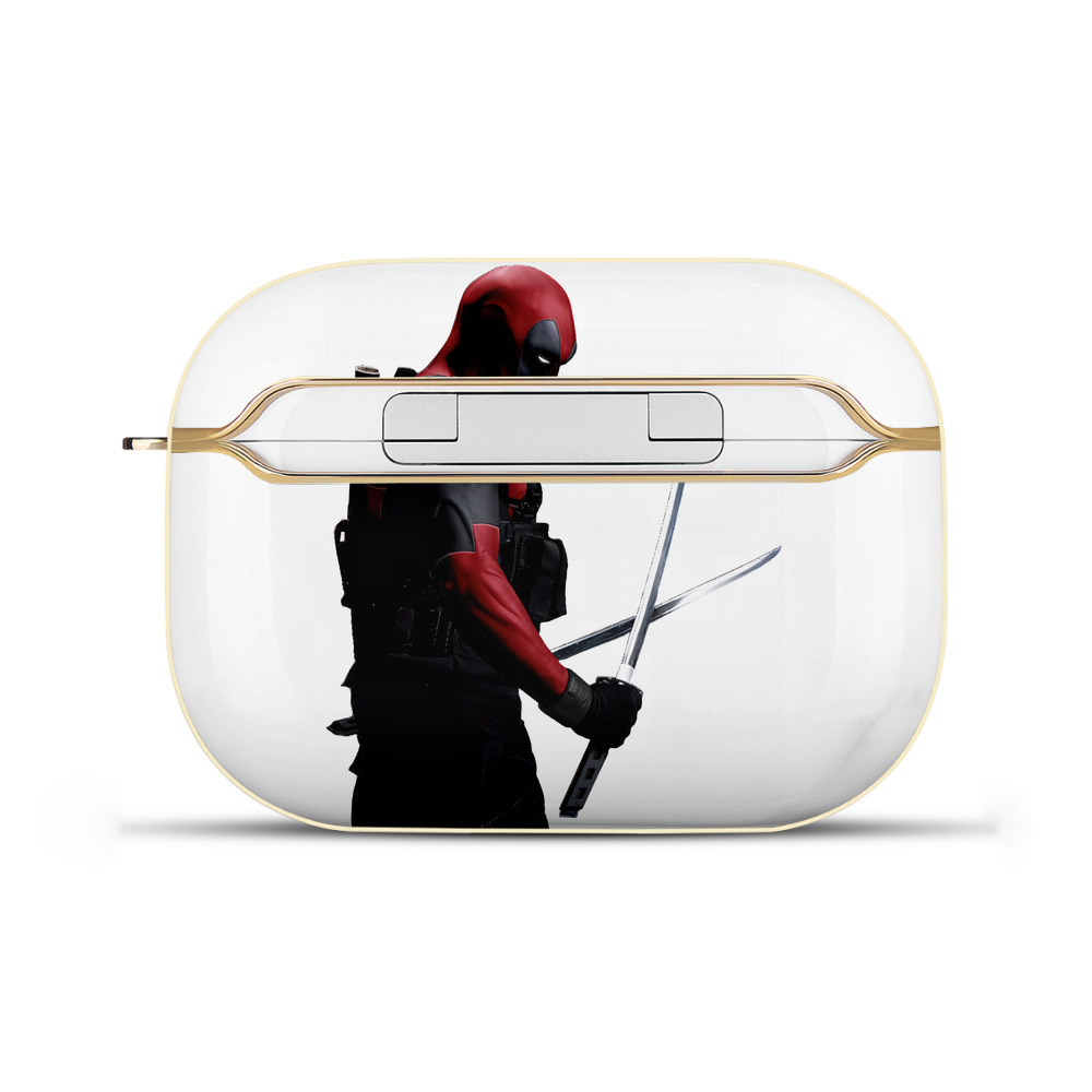 （画像用） Deadpool デッドプール 【AirPods Pro用】ハードシェル保護ケース｜耐衝撃・防指紋・カラビナ付き商品仕様