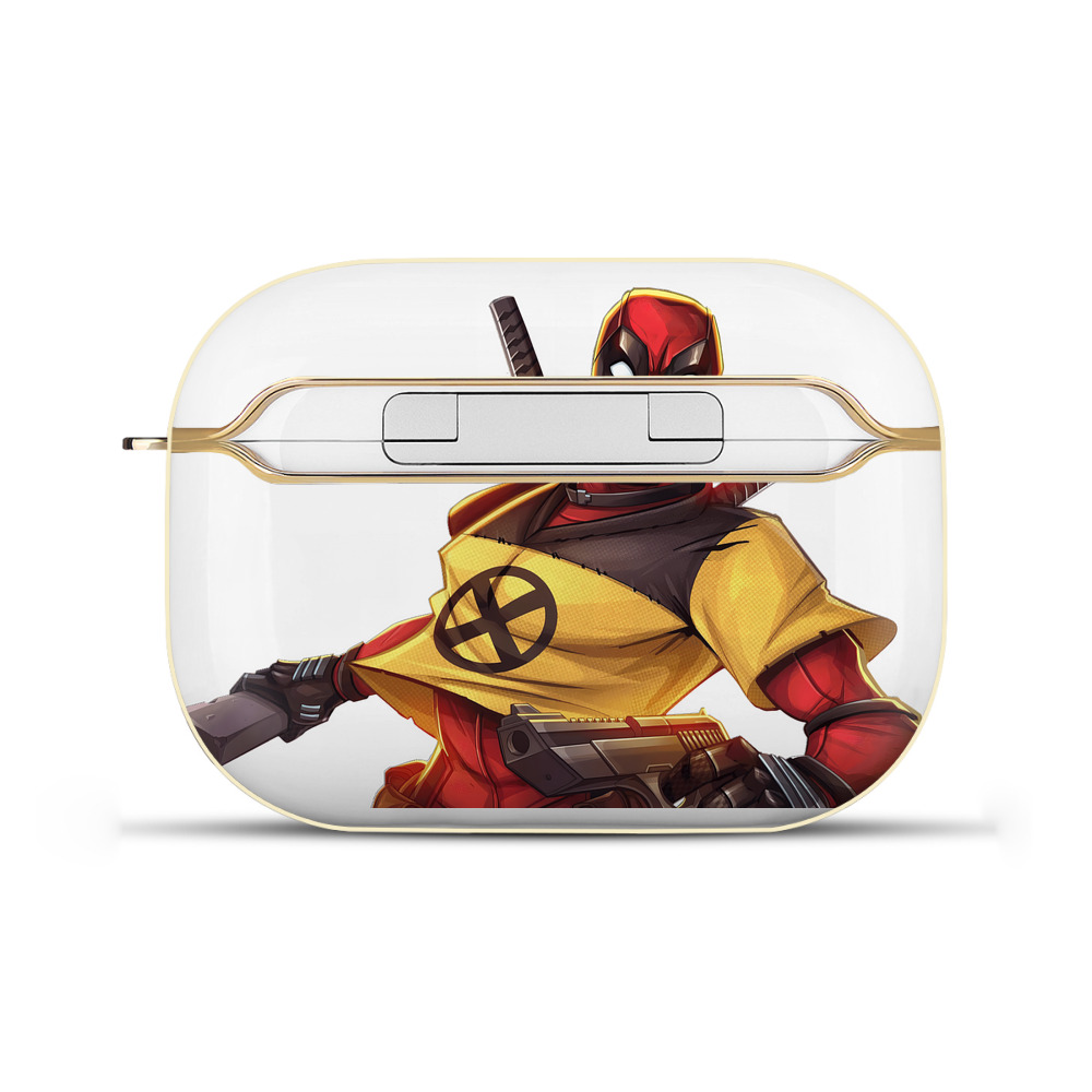 （画像用） Deadpool デッドプール 【AirPods Pro用】ハードシェル保護ケース｜耐衝撃・防指紋・カラビナ付き商品仕様