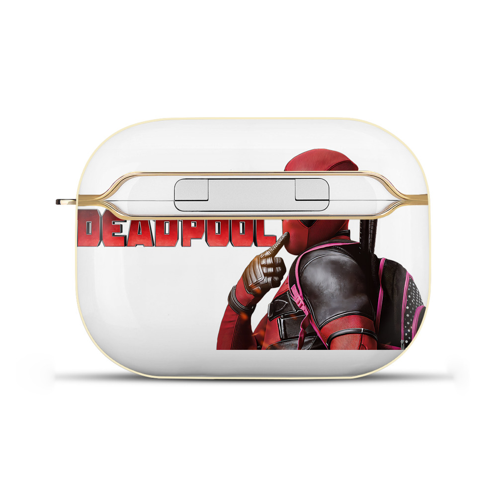 （画像用） Deadpool デッドプール 【AirPods Pro用】ハードシェル保護ケース｜耐衝撃・防指紋・カラビナ付き商品仕様