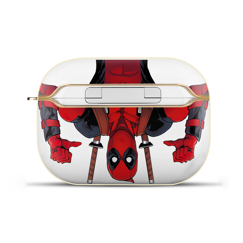 （画像用） Deadpool デッドプール 【AirPods Pro用】ハードシェル保護ケース｜耐衝撃・防指紋・カラビナ付き商品仕様