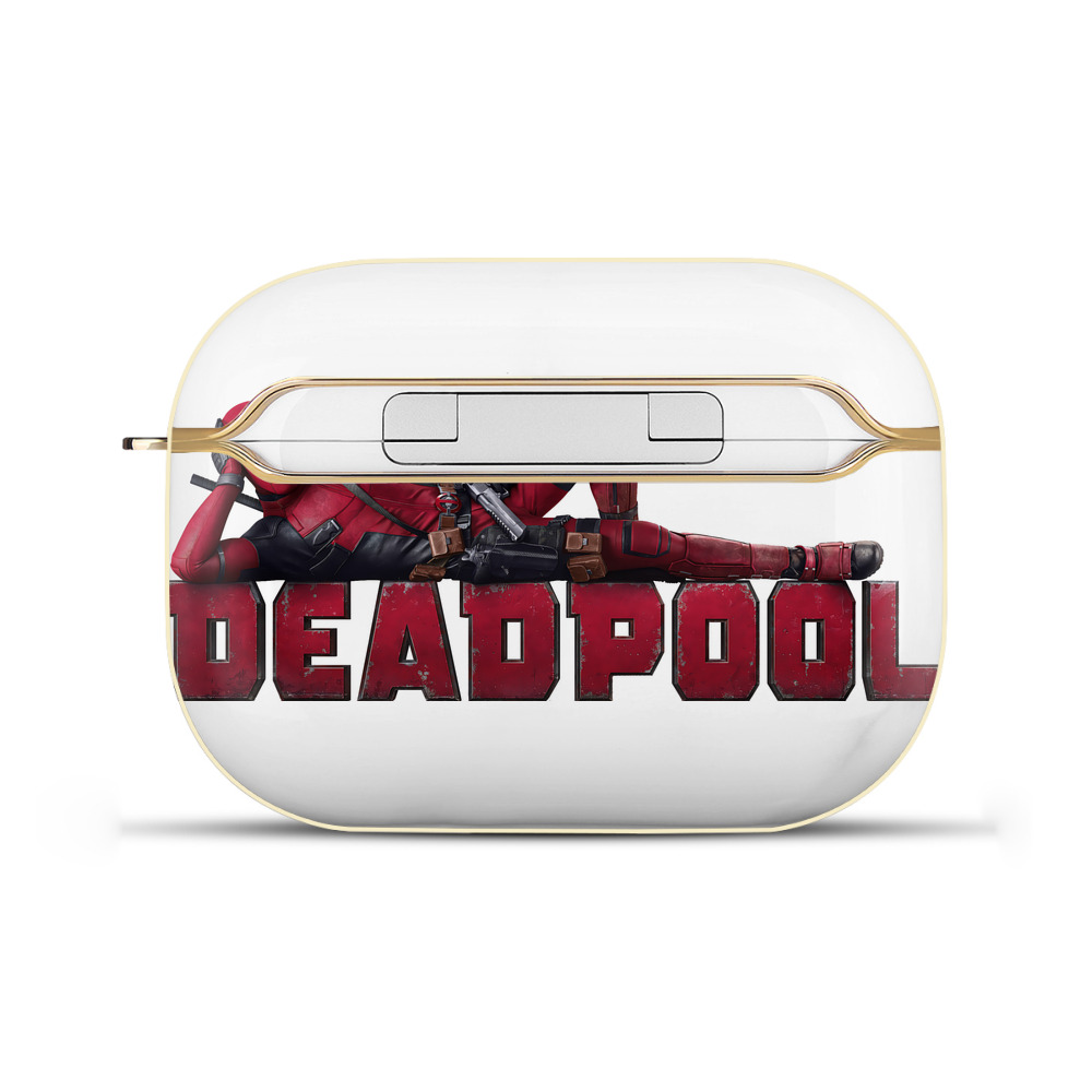 （画像用） Deadpool デッドプール 【AirPods Pro用】ハードシェル保護ケース｜耐衝撃・防指紋・カラビナ付き商品仕様