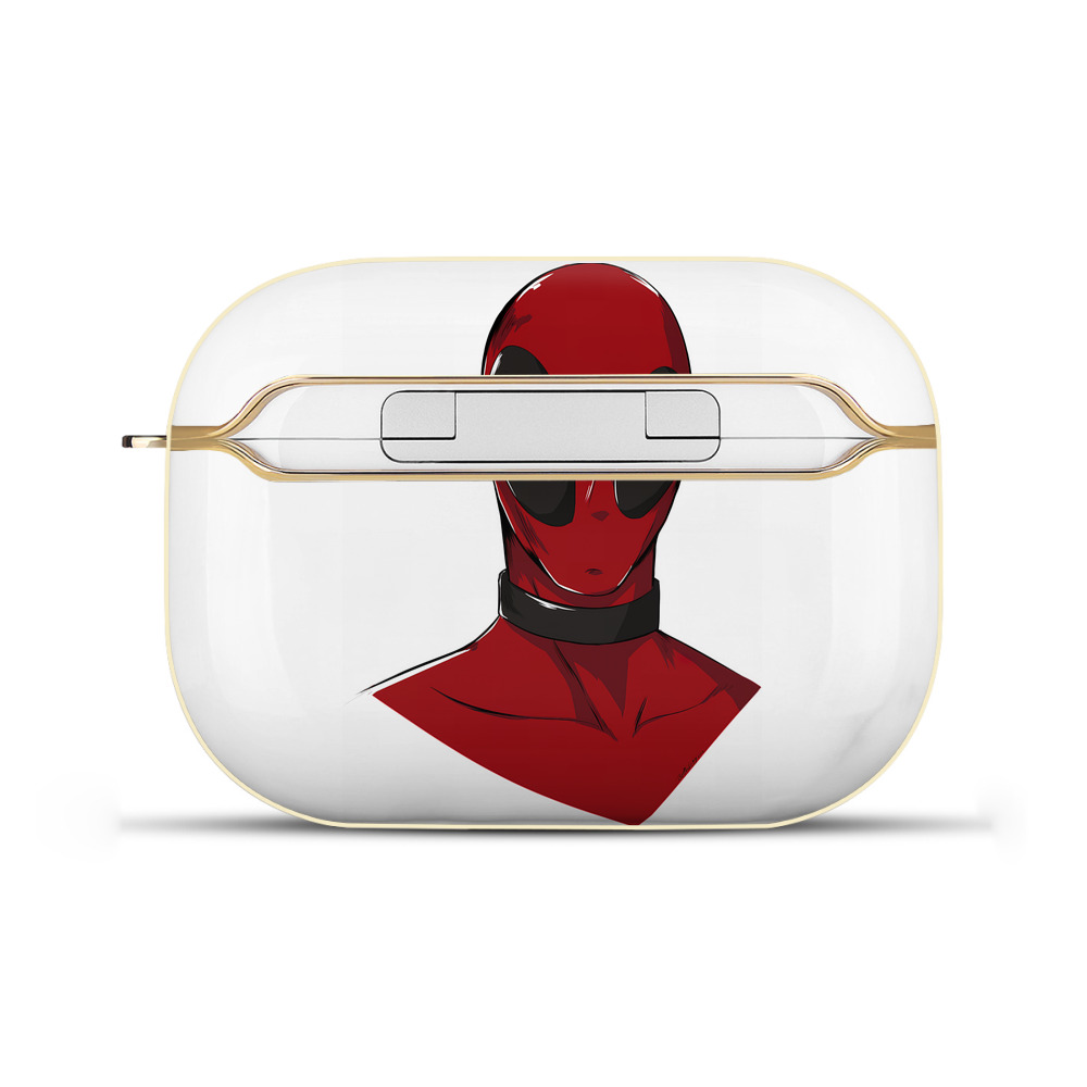 （画像用） Deadpool デッドプール 【AirPods Pro用】ハードシェル保護ケース｜耐衝撃・防指紋・カラビナ付き商品仕様