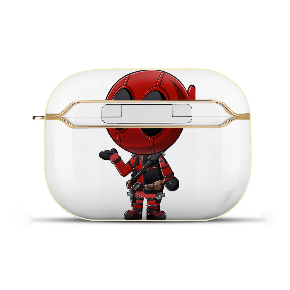 （画像用） Deadpool デッドプール 【AirPods Pro用】ハードシェル保護ケース｜耐衝撃・防指紋・カラビナ付き商品仕様