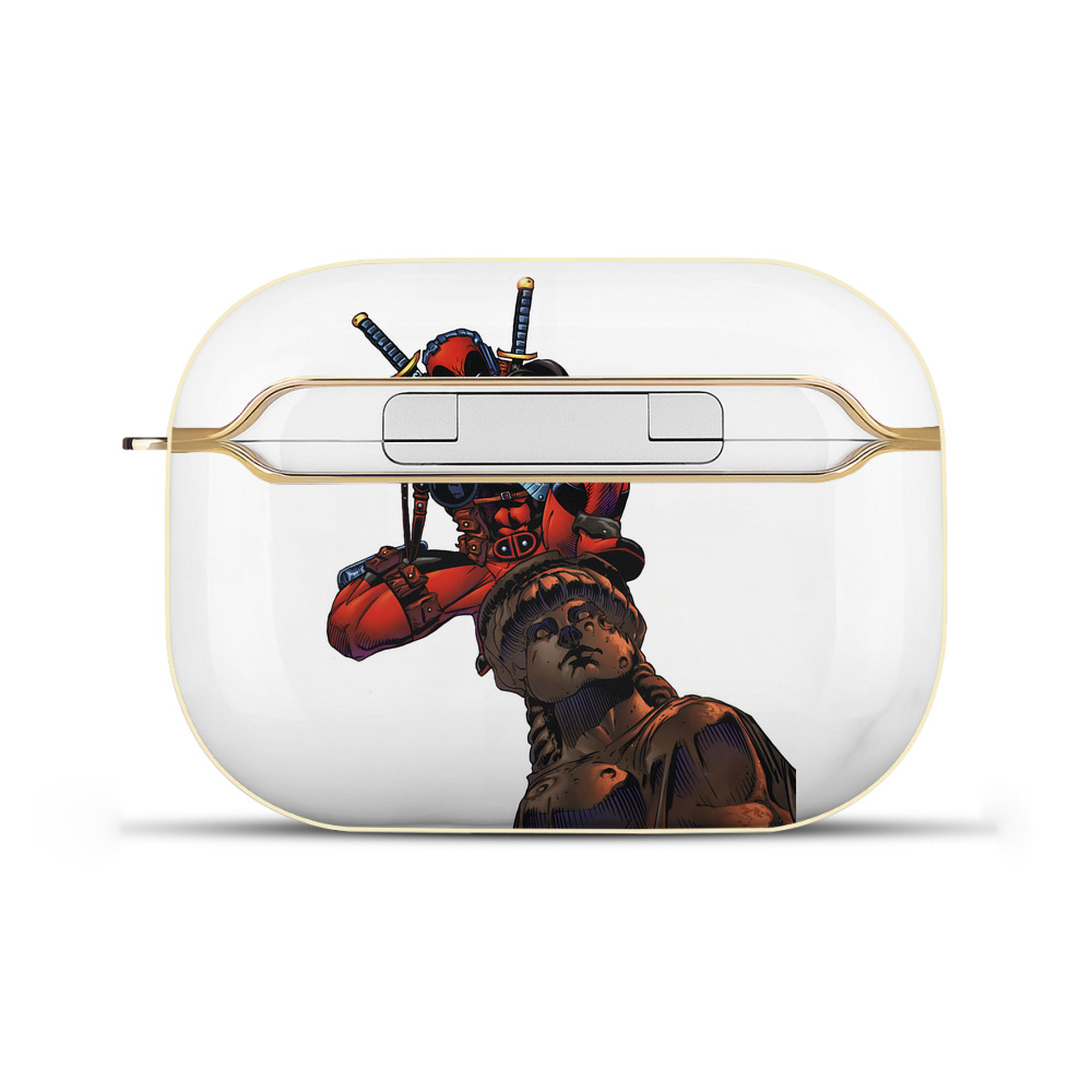 （画像用） Deadpool デッドプール 【AirPods Pro用】ハードシェル保護ケース｜耐衝撃・防指紋・カラビナ付き商品仕様