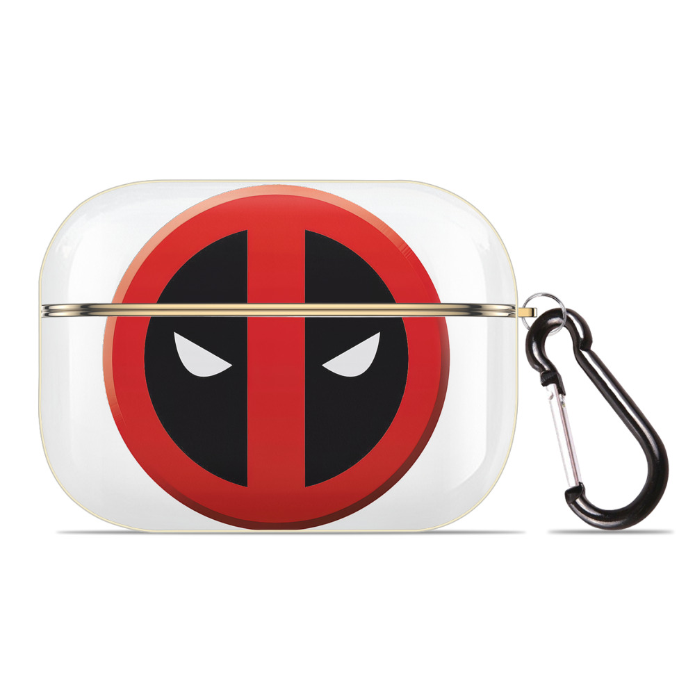 （画像用） Deadpool デッドプール 【AirPods Pro用】ハードシェル保護ケース｜耐衝撃・防指紋・カラビナ付き商品仕様