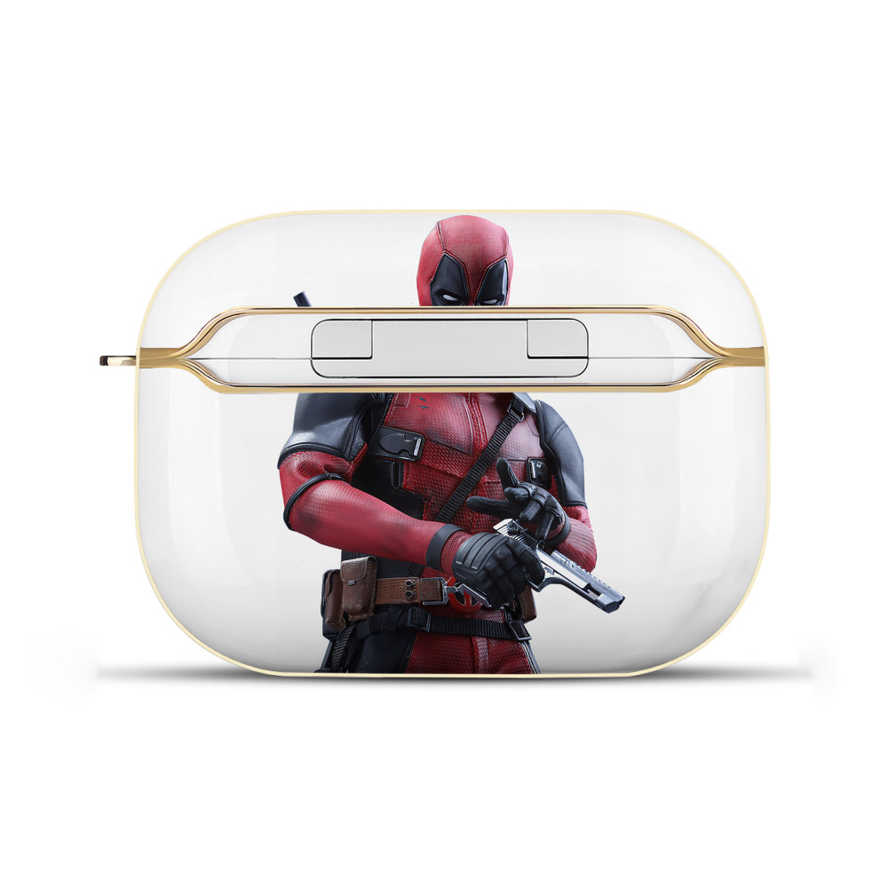 （画像用） Deadpool デッドプール 【AirPods Pro用】ハードシェル保護ケース｜耐衝撃・防指紋・カラビナ付き商品仕様