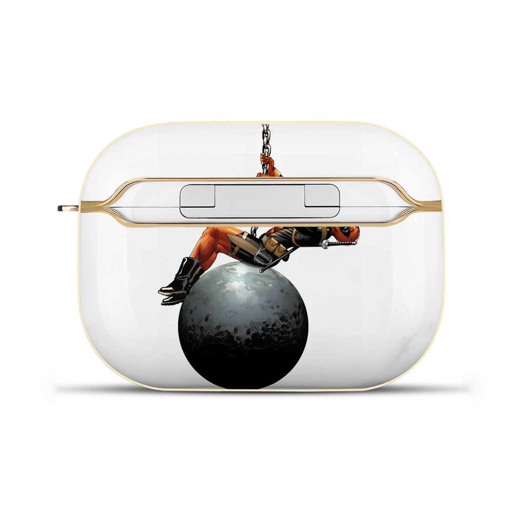 （画像用） Deadpool デッドプール 【AirPods Pro用】ハードシェル保護ケース｜耐衝撃・防指紋・カラビナ付き商品仕様