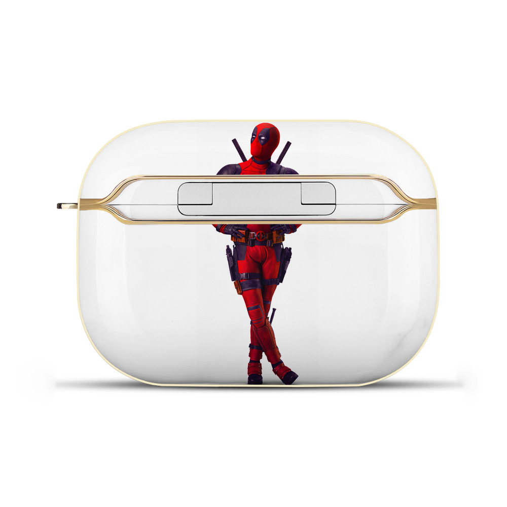 （画像用） Deadpool デッドプール 【AirPods Pro用】ハードシェル保護ケース｜耐衝撃・防指紋・カラビナ付き商品仕様
