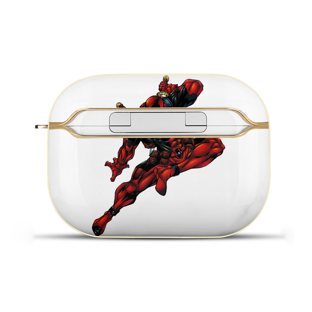 （画像用） Deadpool デッドプール 【AirPods Pro用】ハードシェル保護ケース｜耐衝撃・防指紋・カラビナ付き商品仕様