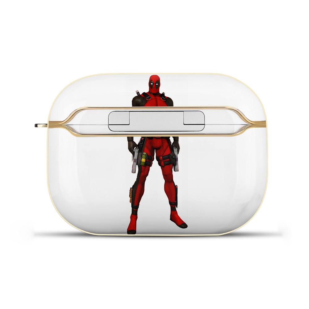 （画像用） Deadpool デッドプール 【AirPods Pro用】ハードシェル保護ケース｜耐衝撃・防指紋・カラビナ付き商品仕様