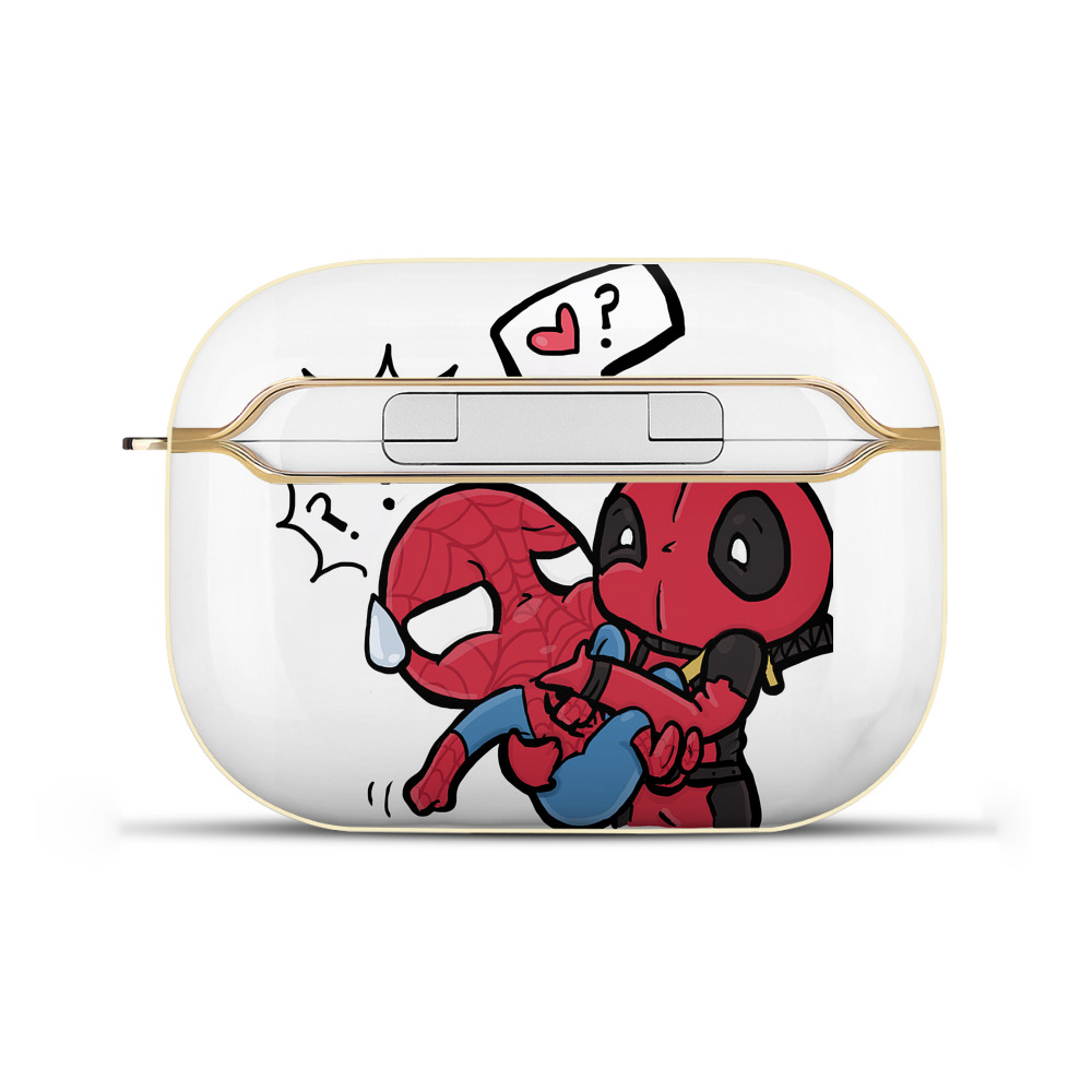 （画像用） Deadpool デッドプール 【AirPods Pro用】ハードシェル保護ケース｜耐衝撃・防指紋・カラビナ付き商品仕様