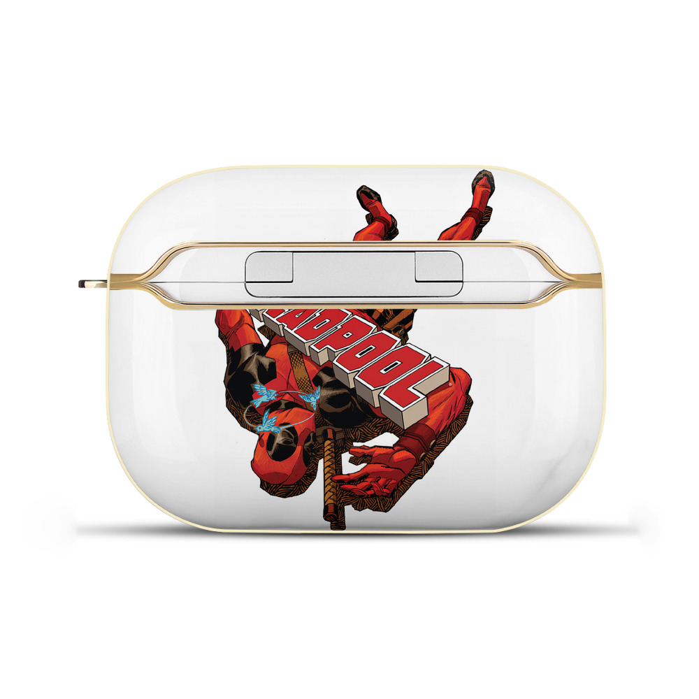 （画像用） Deadpool デッドプール 【AirPods Pro用】ハードシェル保護ケース｜耐衝撃・防指紋・カラビナ付き商品仕様