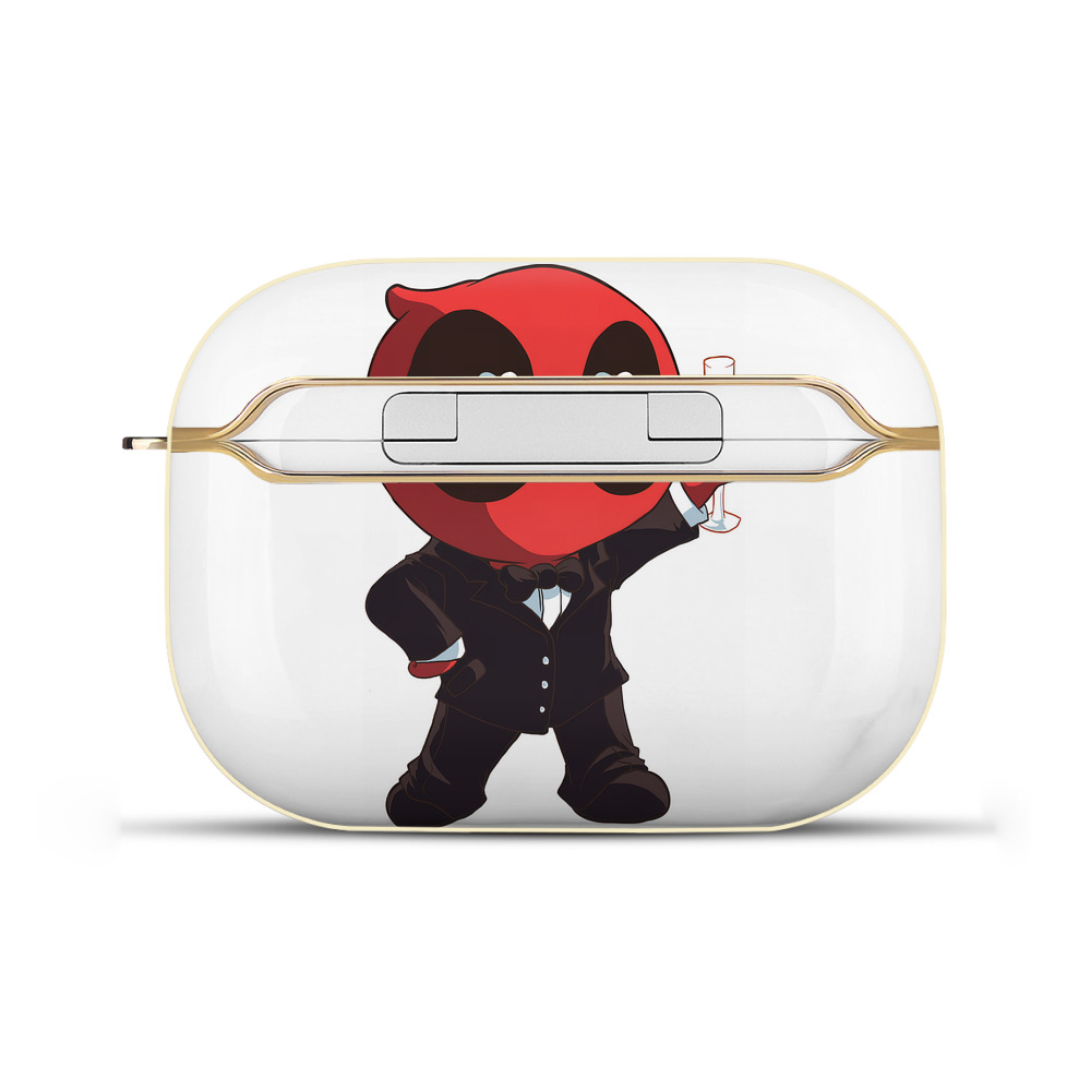 （画像用） Deadpool デッドプール 【AirPods Pro用】ハードシェル保護ケース｜耐衝撃・防指紋・カラビナ付き商品仕様