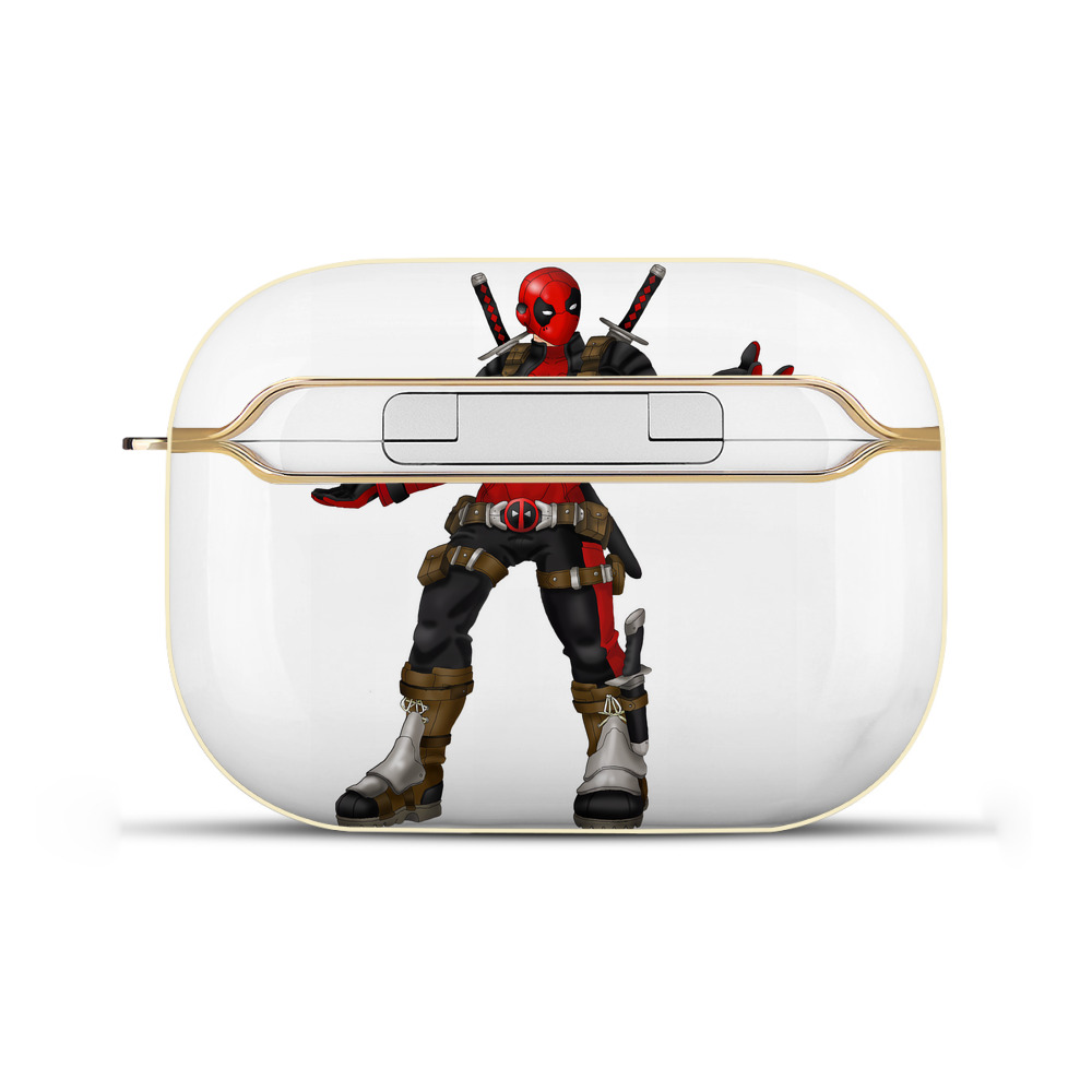 （画像用） Deadpool デッドプール 【AirPods Pro用】ハードシェル保護ケース｜耐衝撃・防指紋・カラビナ付き商品仕様