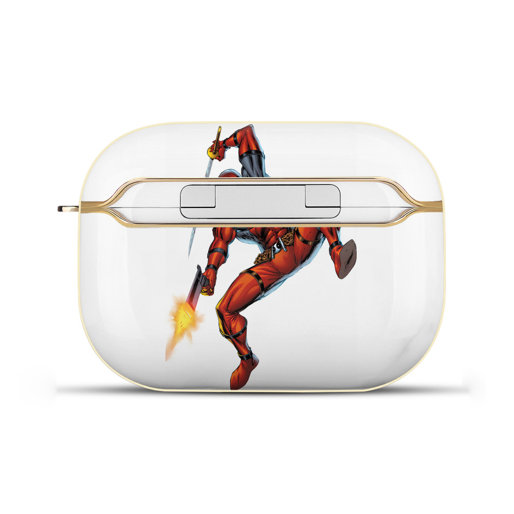 （画像用） Deadpool デッドプール 【AirPods Pro用】ハードシェル保護ケース｜耐衝撃・防指紋・カラビナ付き商品仕様
