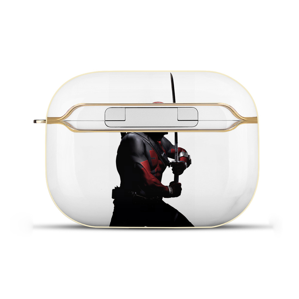 （画像用） Deadpool デッドプール 【AirPods Pro用】ハードシェル保護ケース｜耐衝撃・防指紋・カラビナ付き商品仕様