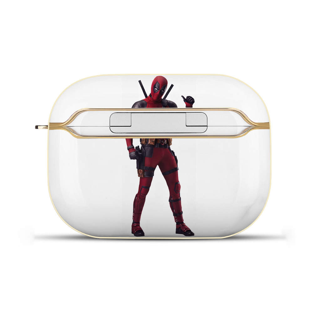 （画像用） Deadpool デッドプール 【AirPods Pro用】ハードシェル保護ケース｜耐衝撃・防指紋・カラビナ付き商品仕様