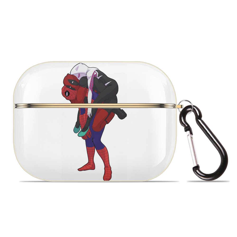 （画像用） Deadpool デッドプール 【AirPods Pro用】ハードシェル保護ケース｜耐衝撃・防指紋・カラビナ付き商品仕様