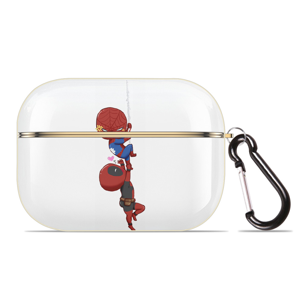 （画像用） Deadpool デッドプール 【AirPods Pro用】ハードシェル保護ケース｜耐衝撃・防指紋・カラビナ付き商品仕様