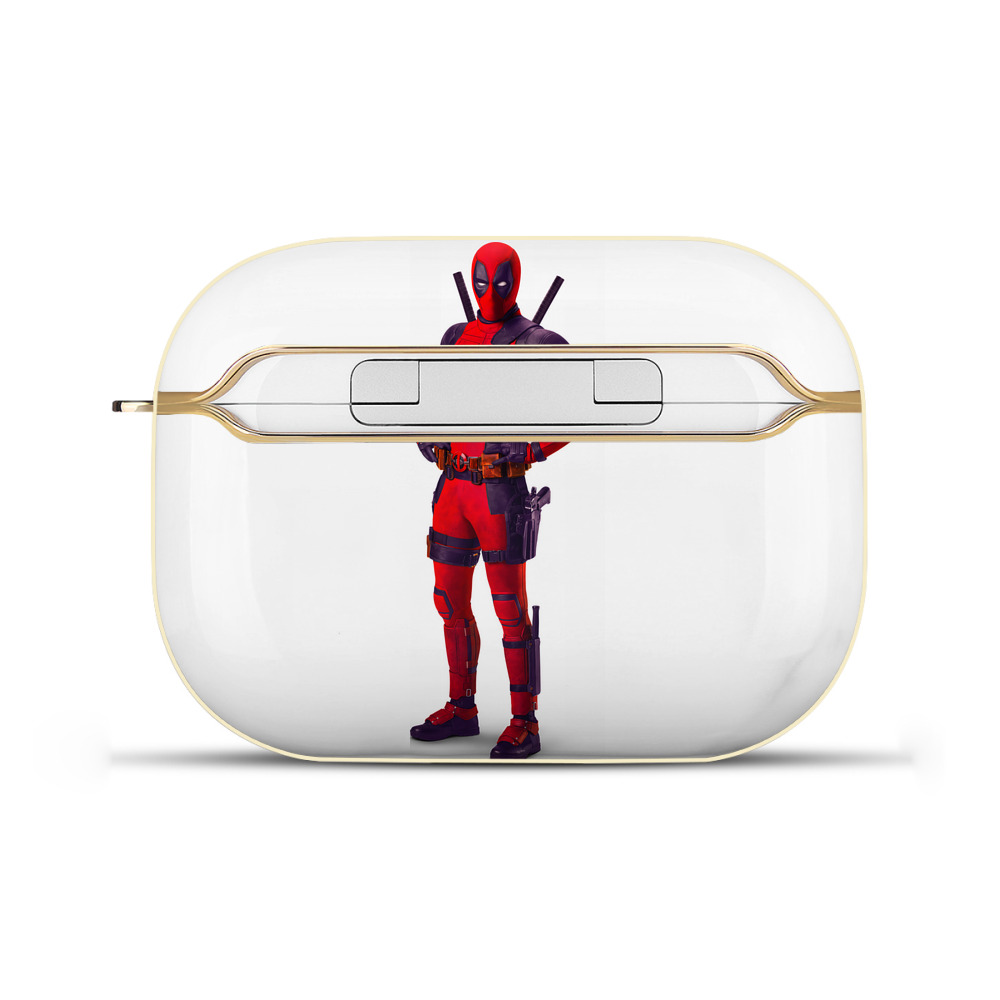 （画像用） Deadpool デッドプール 【AirPods Pro用】ハードシェル保護ケース｜耐衝撃・防指紋・カラビナ付き商品仕様