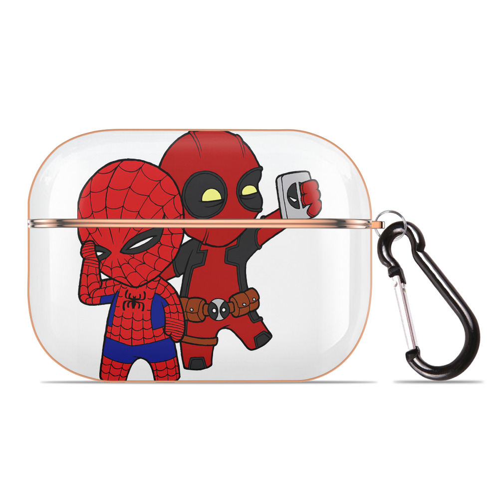 （画像用） Deadpool デッドプール 【AirPods Pro用】ハードシェル保護ケース｜耐衝撃・防指紋・カラビナ付き商品仕様