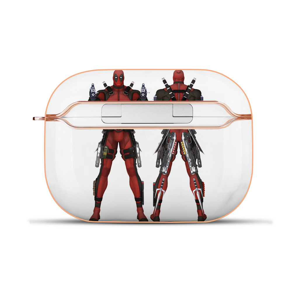 （画像用） Deadpool デッドプール 【AirPods Pro用】ハードシェル保護ケース｜耐衝撃・防指紋・カラビナ付き商品仕様
