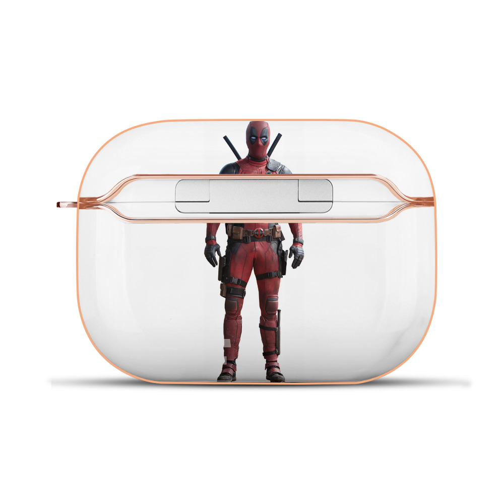（画像用） Deadpool デッドプール 【AirPods Pro用】ハードシェル保護ケース｜耐衝撃・防指紋・カラビナ付き商品仕様