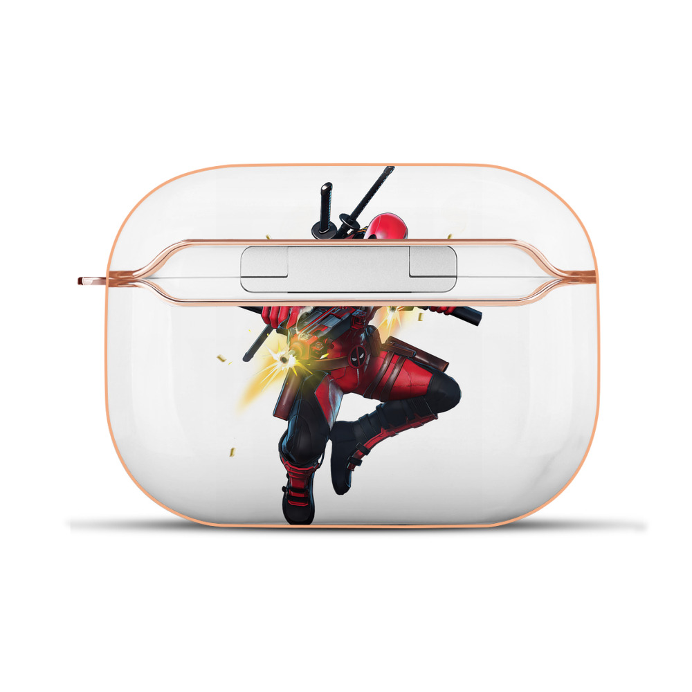 （画像用） Deadpool デッドプール 【AirPods Pro用】ハードシェル保護ケース｜耐衝撃・防指紋・カラビナ付き商品仕様