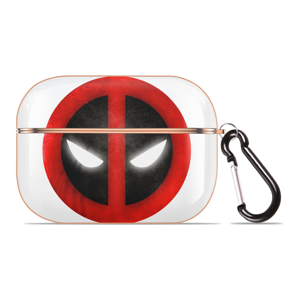 （画像用） Deadpool デッドプール 【AirPods Pro用】ハードシェル保護ケース｜耐衝撃・防指紋・カラビナ付き商品仕様