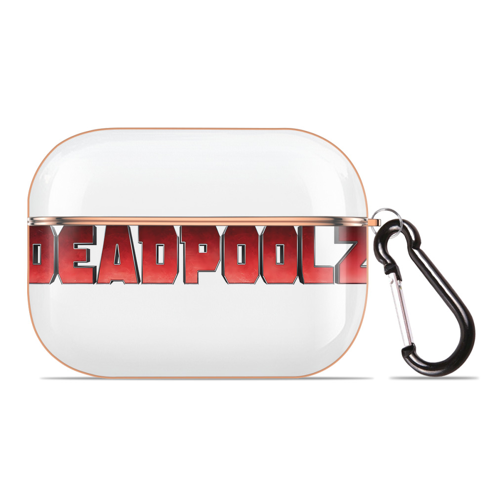 （画像用） Deadpool デッドプール 【AirPods Pro用】ハードシェル保護ケース｜耐衝撃・防指紋・カラビナ付き商品仕様