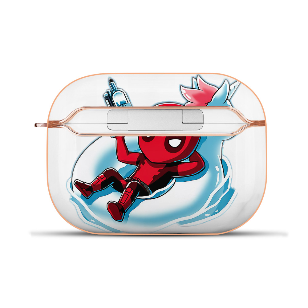 （画像用） Deadpool デッドプール 【AirPods Pro用】ハードシェル保護ケース｜耐衝撃・防指紋・カラビナ付き商品仕様