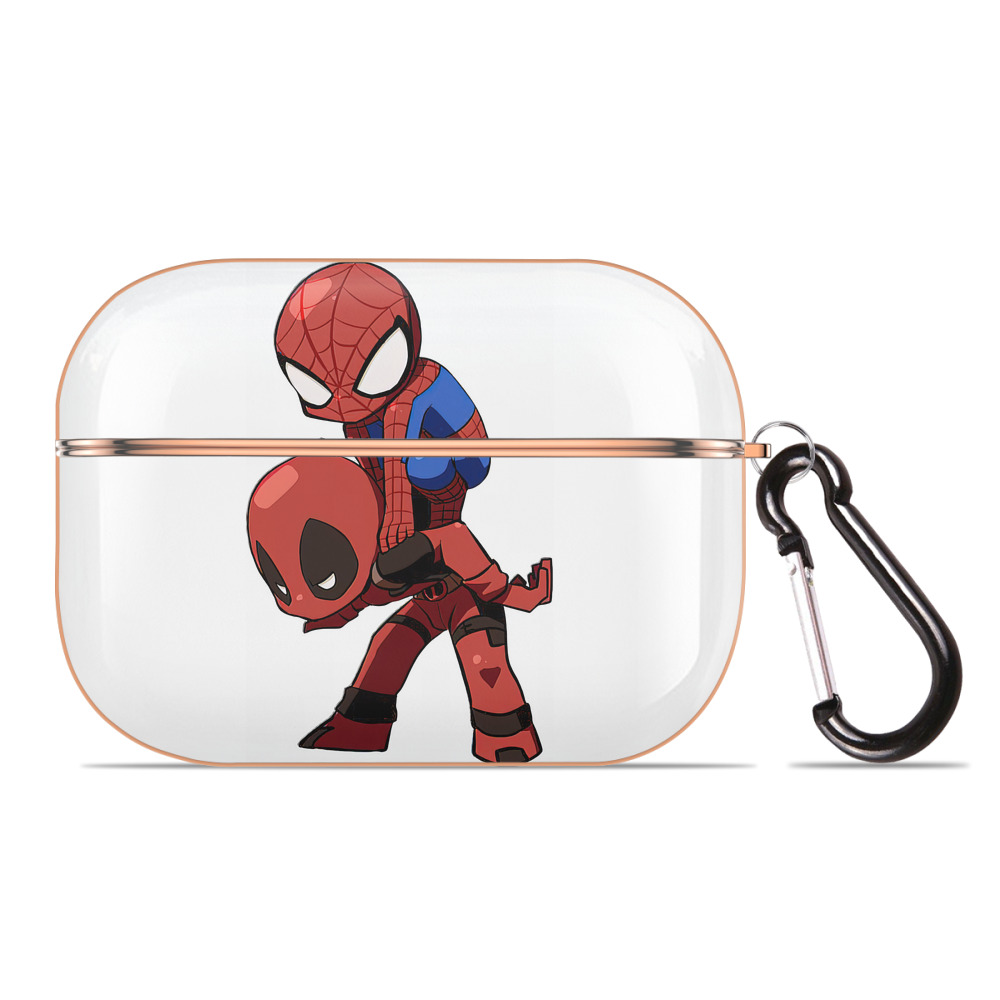 （画像用） Deadpool デッドプール 【AirPods Pro用】ハードシェル保護ケース｜耐衝撃・防指紋・カラビナ付き商品仕様