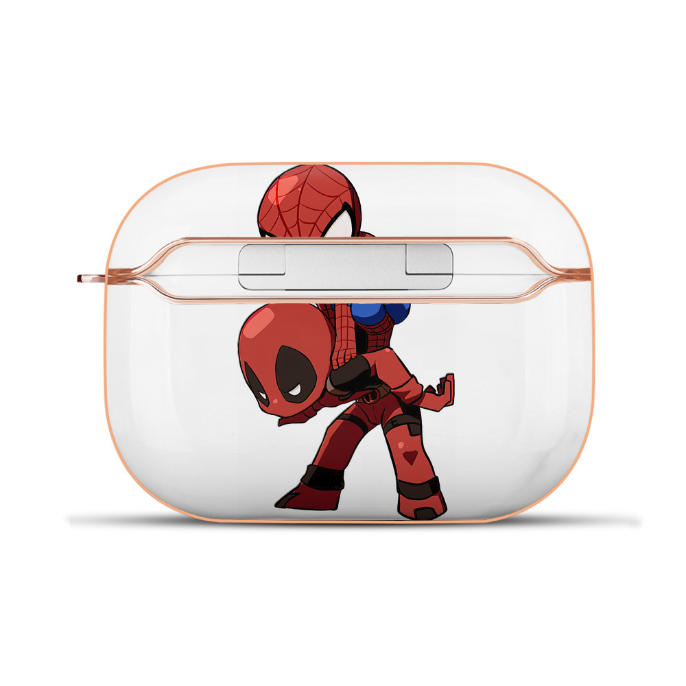 （画像用） Deadpool デッドプール 【AirPods Pro用】ハードシェル保護ケース｜耐衝撃・防指紋・カラビナ付き商品仕様