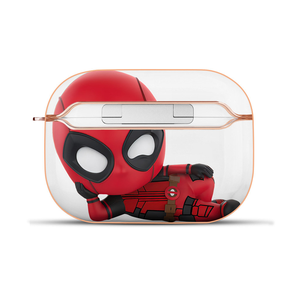 （画像用） Deadpool デッドプール 【AirPods Pro用】ハードシェル保護ケース｜耐衝撃・防指紋・カラビナ付き商品仕様