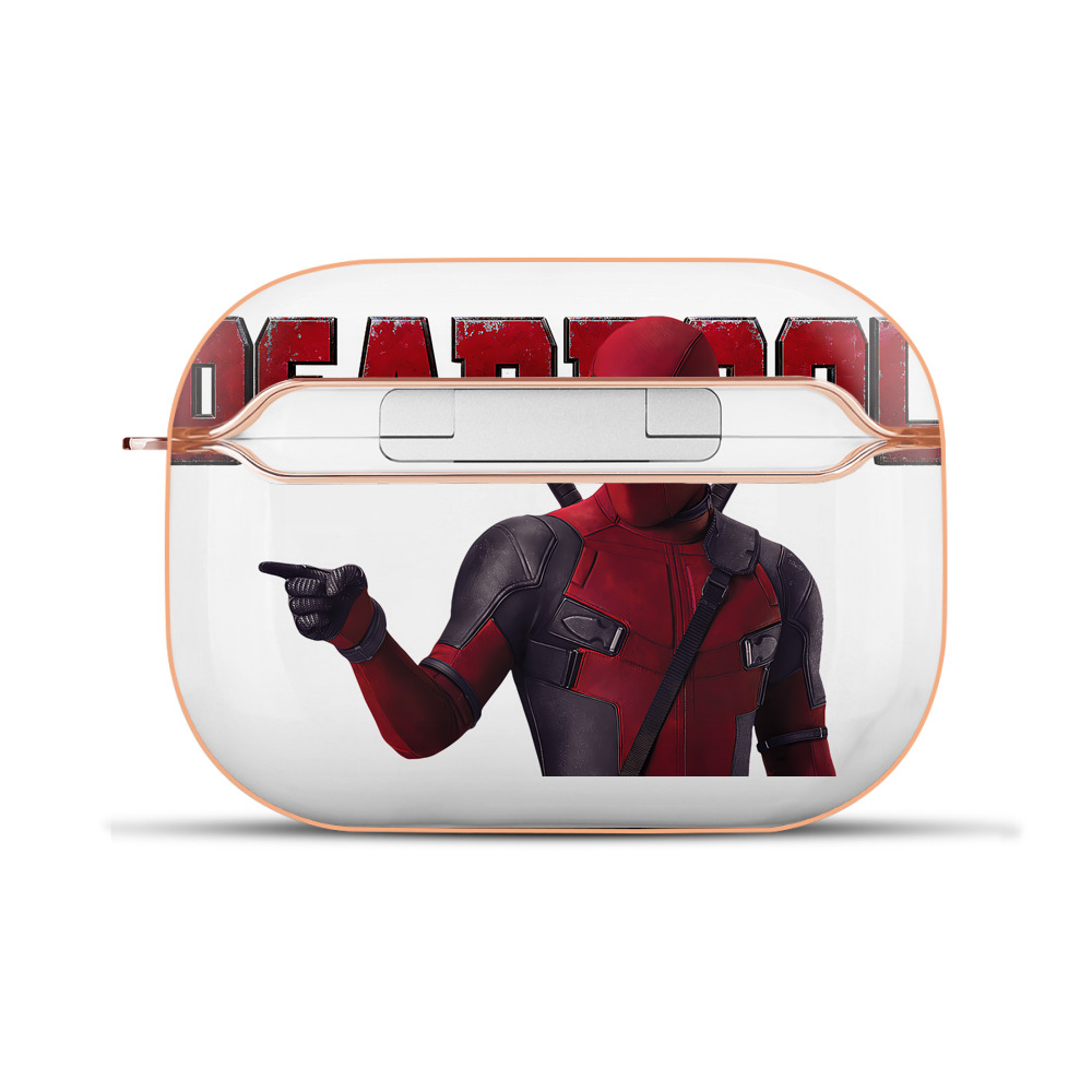 （画像用） Deadpool デッドプール 【AirPods Pro用】ハードシェル保護ケース｜耐衝撃・防指紋・カラビナ付き商品仕様
