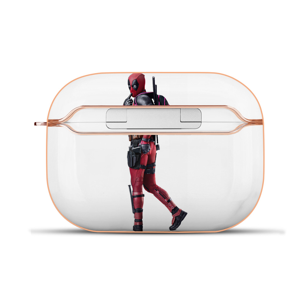 （画像用） Deadpool デッドプール 【AirPods Pro用】ハードシェル保護ケース｜耐衝撃・防指紋・カラビナ付き商品仕様