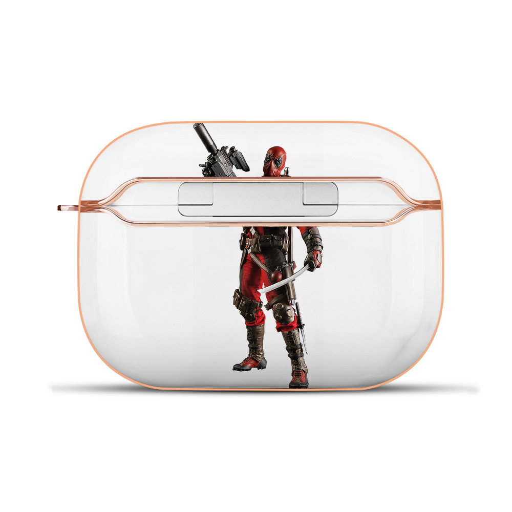 （画像用） Deadpool デッドプール 【AirPods Pro用】ハードシェル保護ケース｜耐衝撃・防指紋・カラビナ付き商品仕様