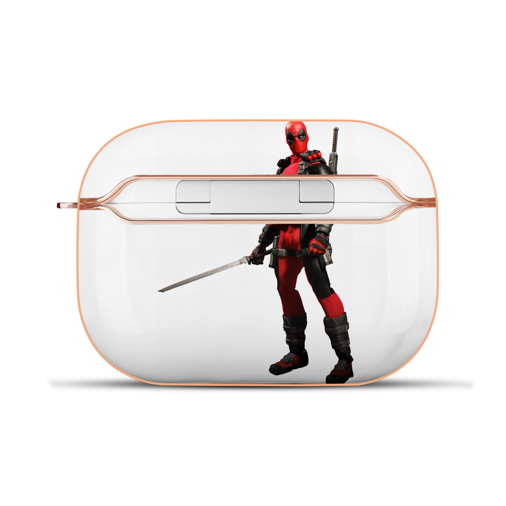 （画像用） Deadpool デッドプール 【AirPods Pro用】ハードシェル保護ケース｜耐衝撃・防指紋・カラビナ付き商品仕様